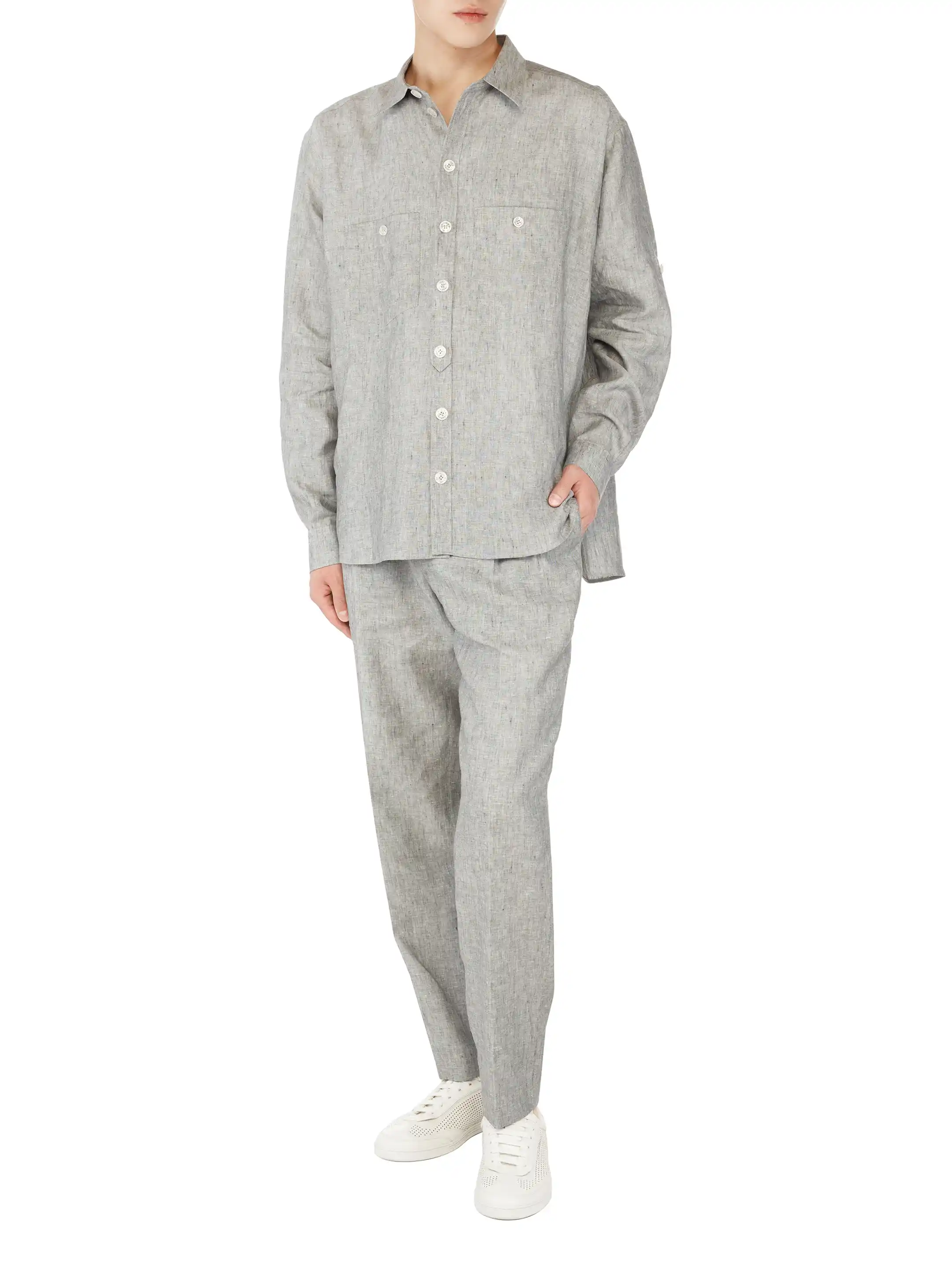 Dolce&Gabbana women's Linen tapered pants - buy for 710000 KZT in