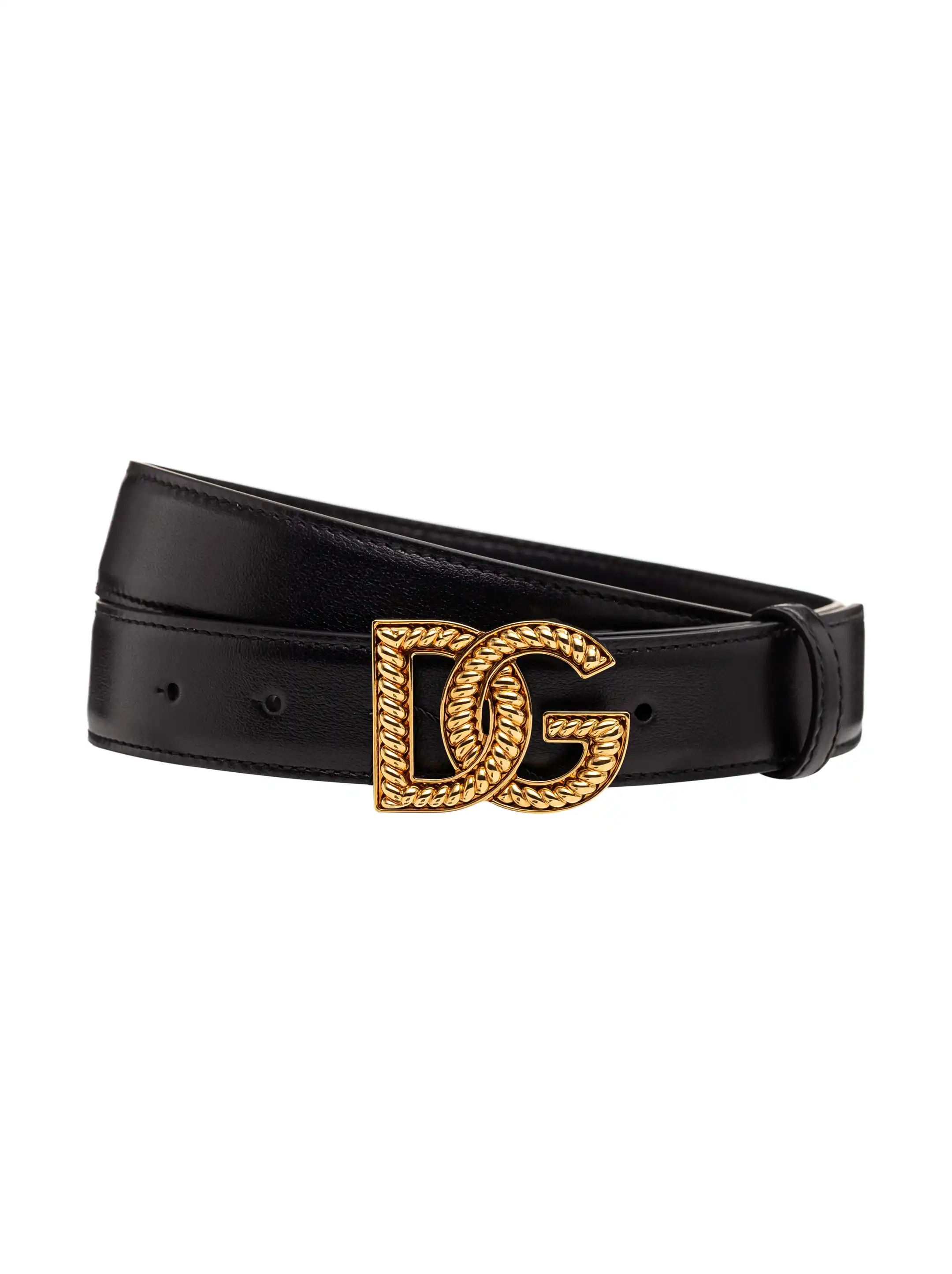 Dolce&Gabbana women's DG logo leather belt - buy for 532000 KZT in