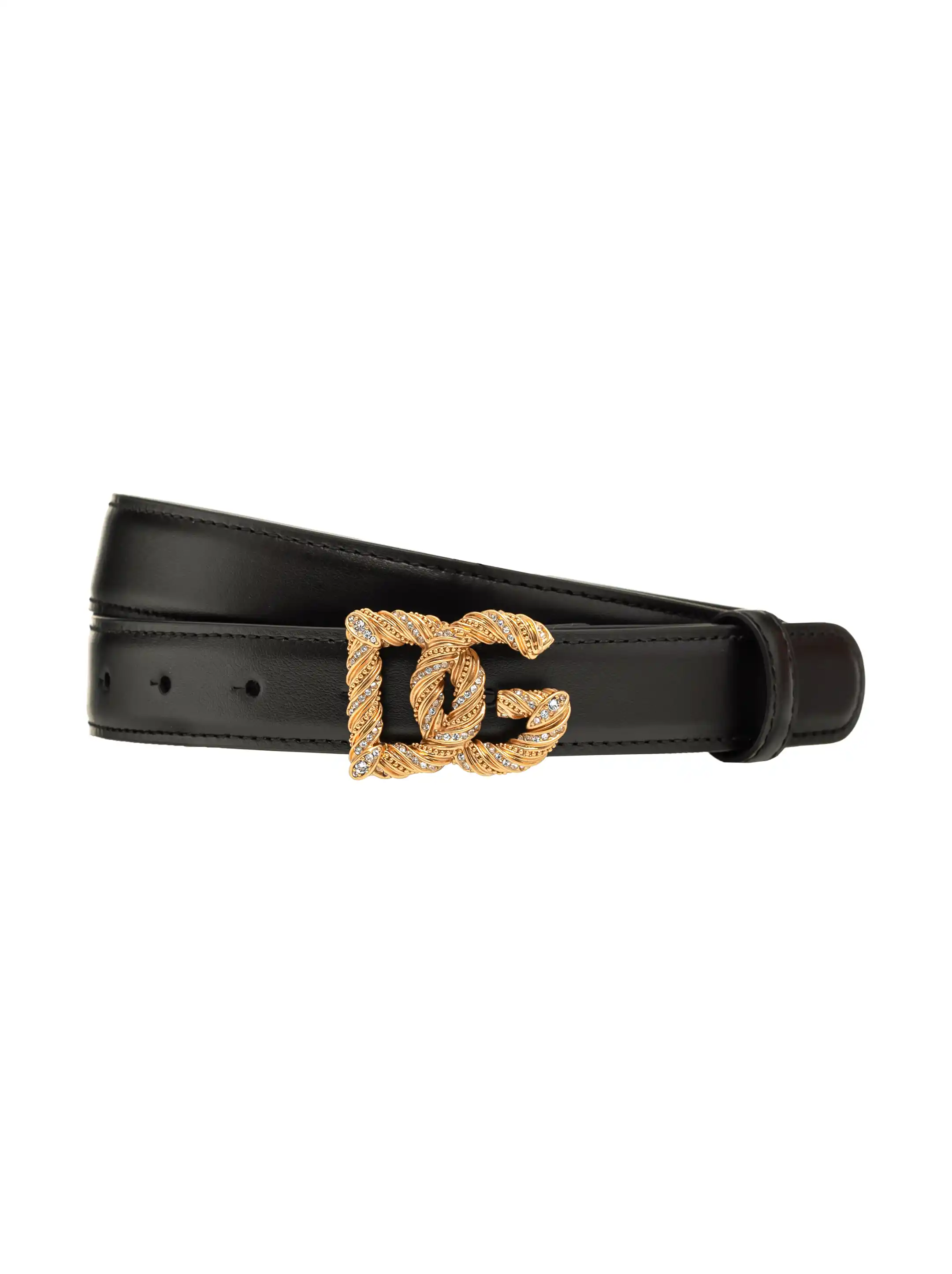 Dolce&Gabbana women's DG logo leather belt - buy for 578000 KZT in