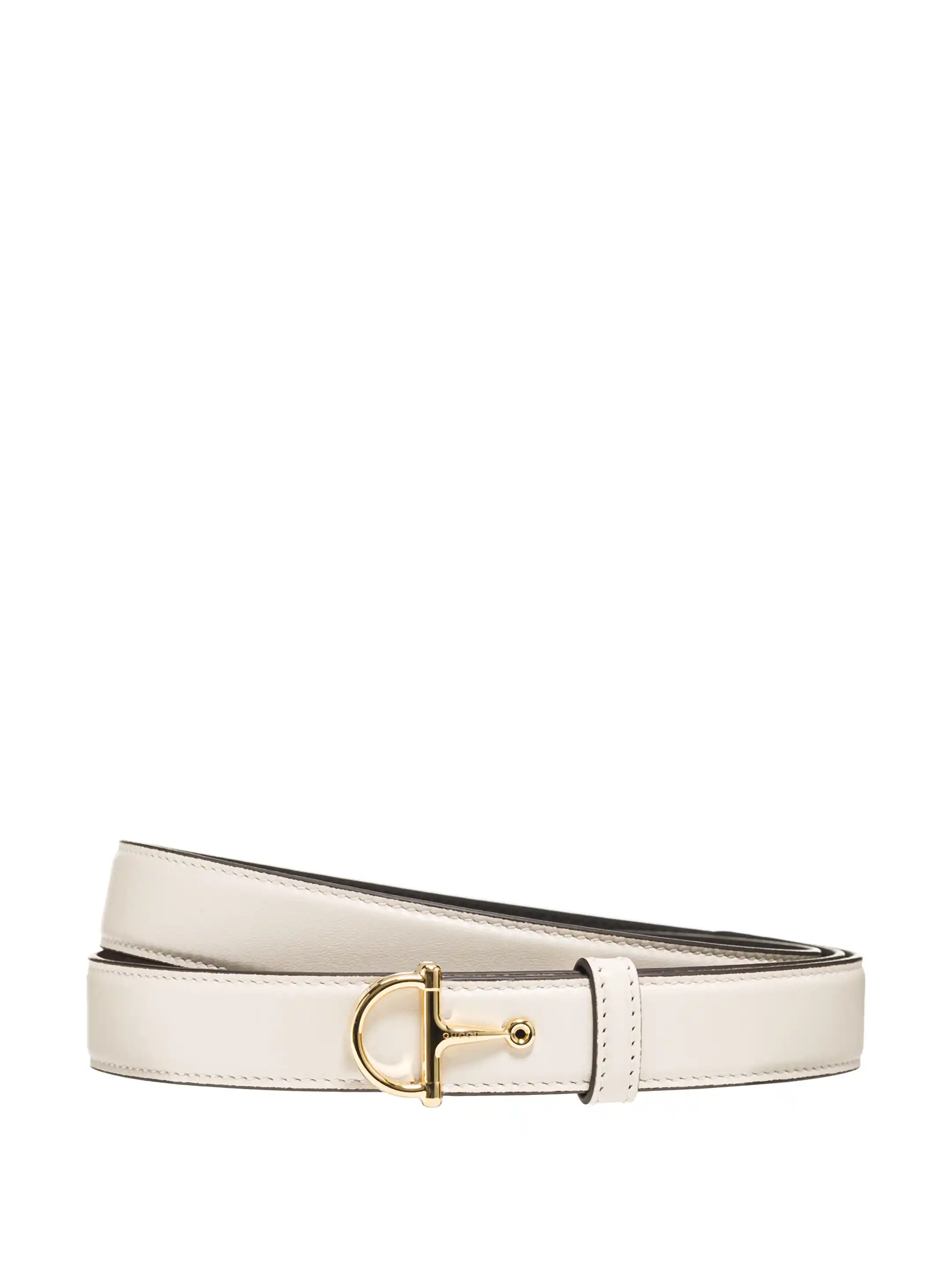 Gucci women's Half Horsebit leather belt - buy for 278800 KZT in