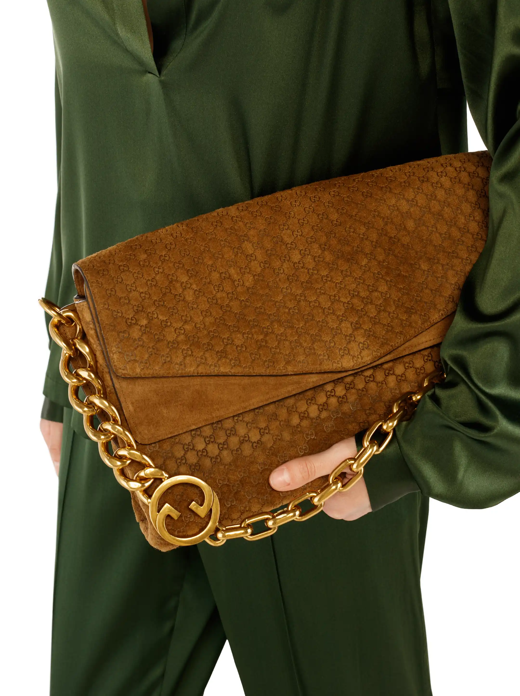 バッグ GUCCI shoulder bag GG pattern suede Gucci women's GG Suede shoulder bag - buy for 2400400 KZT in the