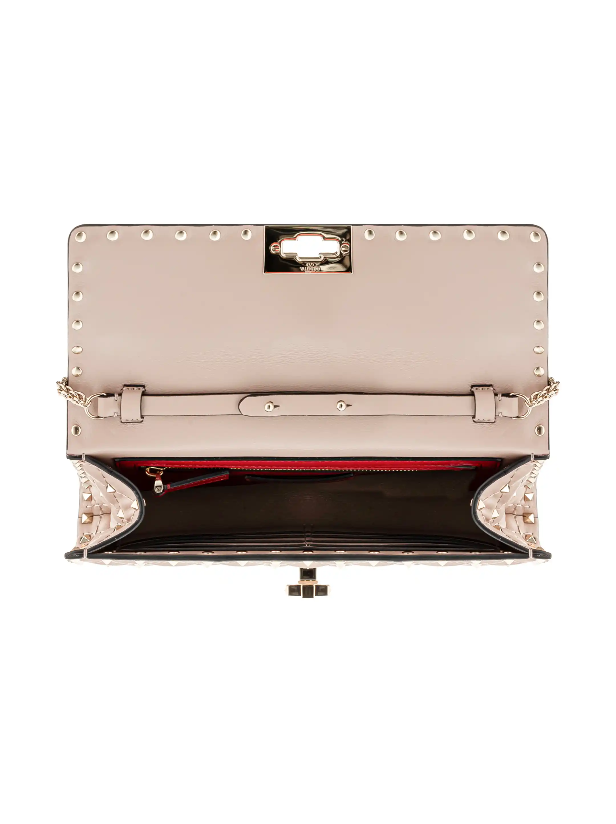 Valentino Garavani women's Rockstud leather clutch - buy for