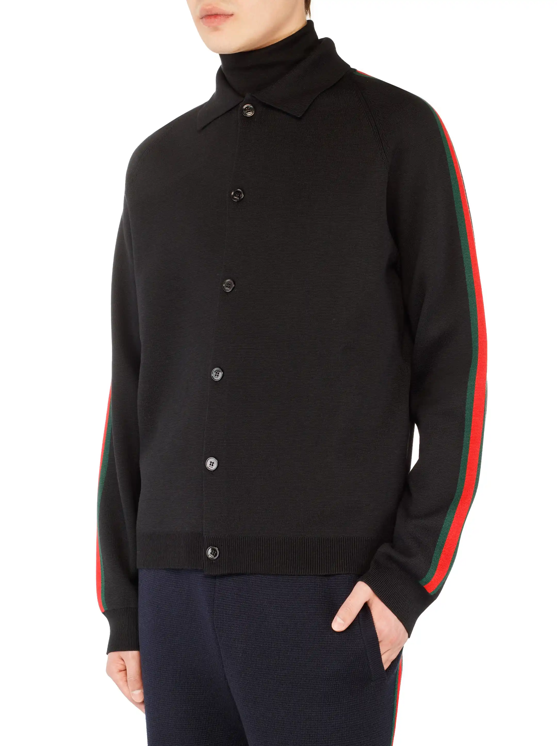 Gucci women's Web woollen cardigan - buy for 1593200 KZT in the
