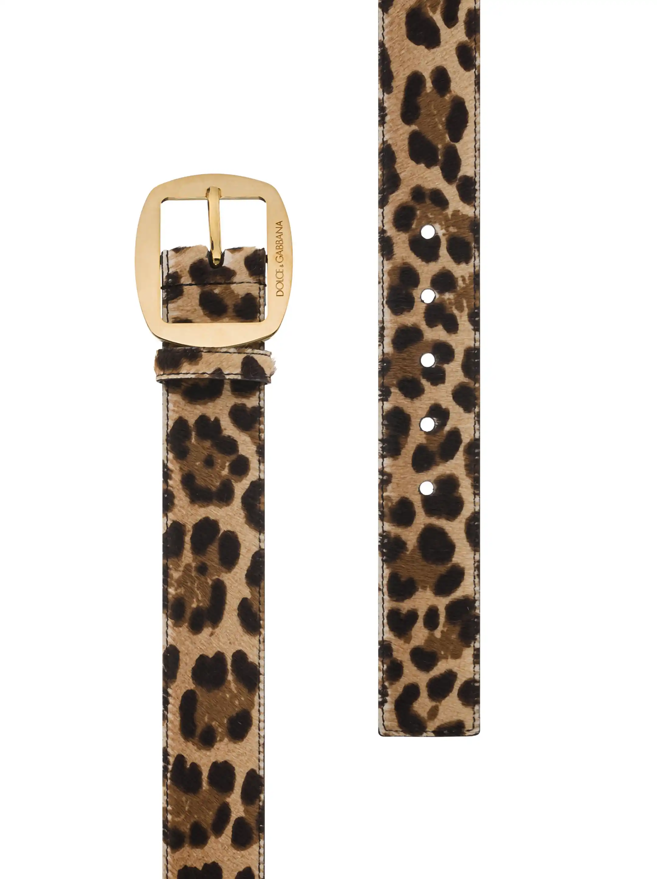 希少✨DOLCE&GABBANA Cow Harako Belt Dolce&Gabbana women's Logo leather belt - buy for 677200 KZT in