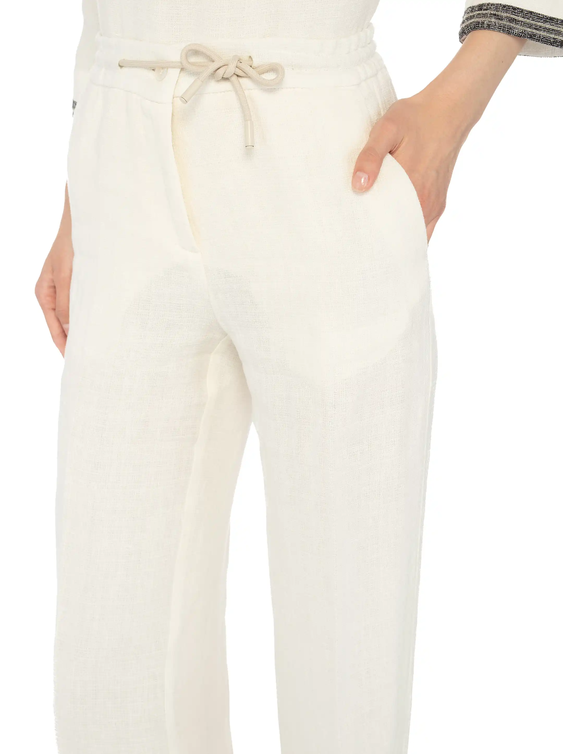 Marco Pescarolo women's Flared linen trousers - buy for 320550 KZT