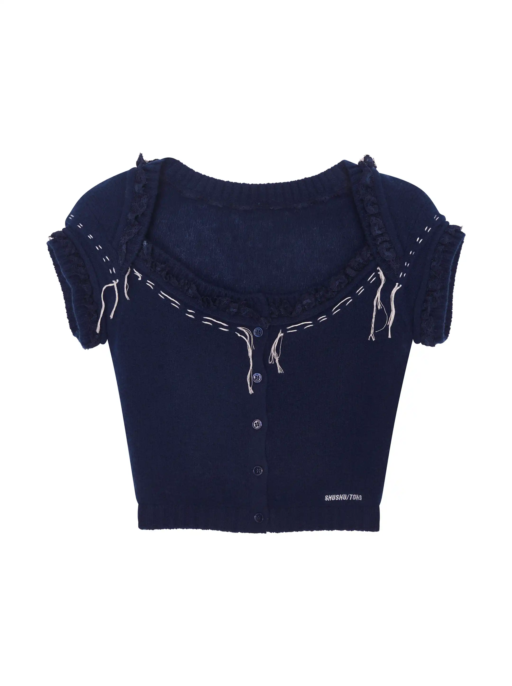 トップス SHUSHU/TONG SHUSHU/TONG women's Woollen cropped top - buy for 266200 KZT in