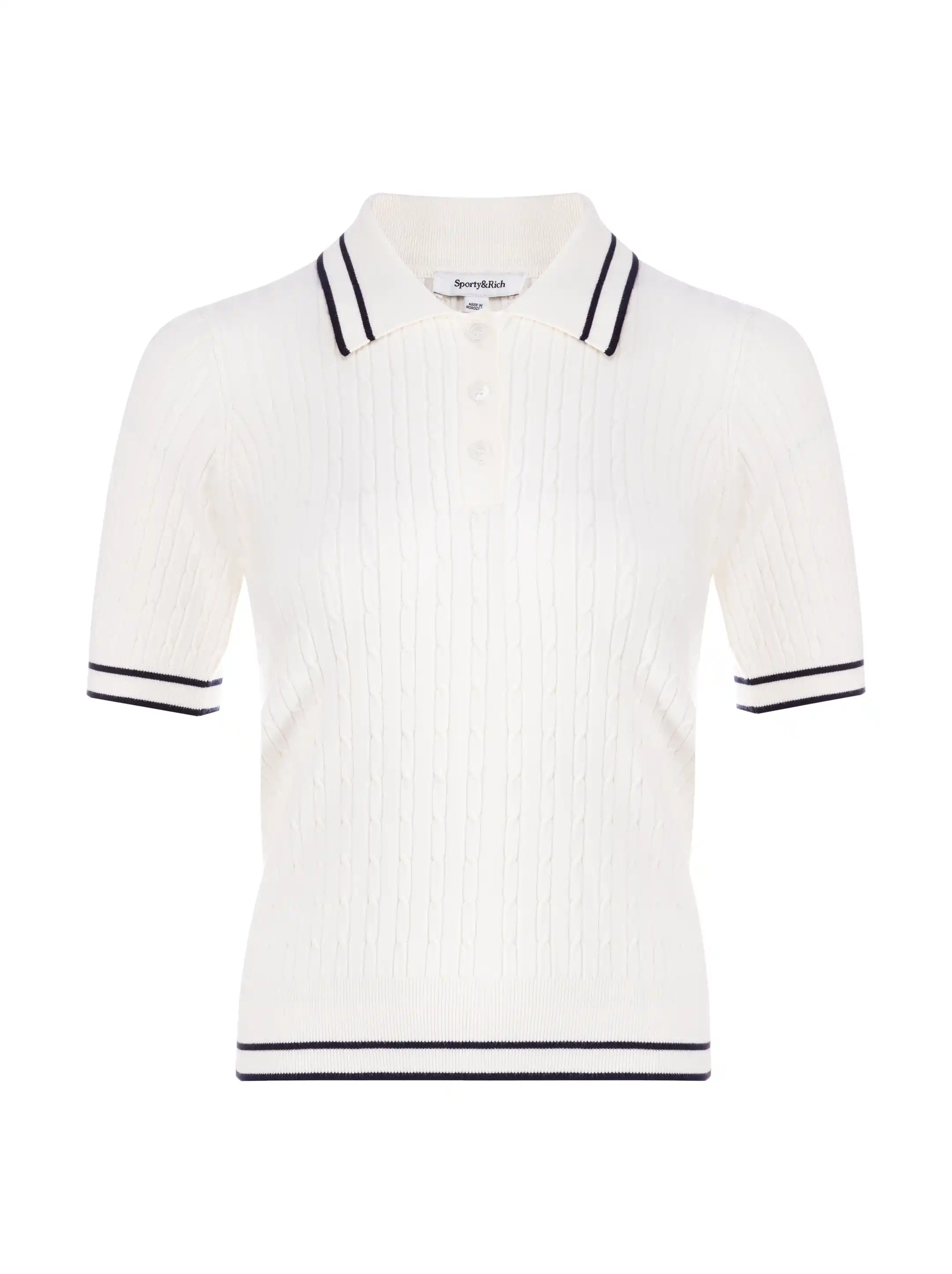 Sporty&Rich women's Logo knitted polo - buy for 181700 KZT in the