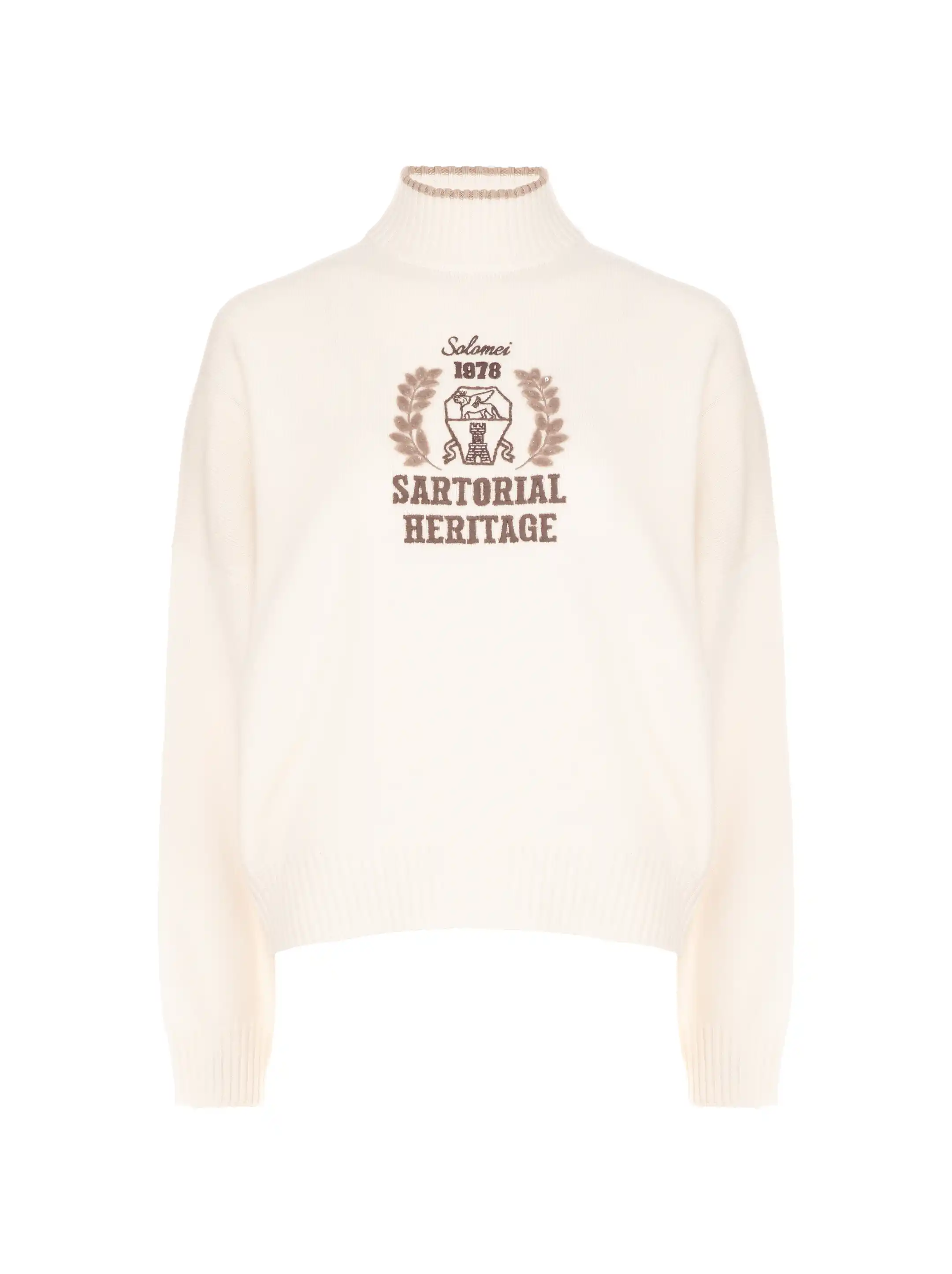 Brunello Cucinelli women's Cashmere sweater with emblem - buy for