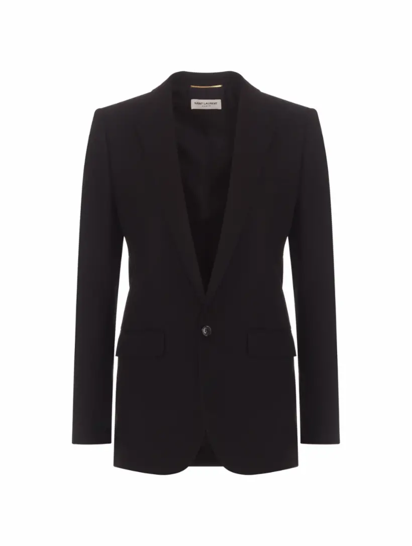 Saint laurent hot sale blazer womens