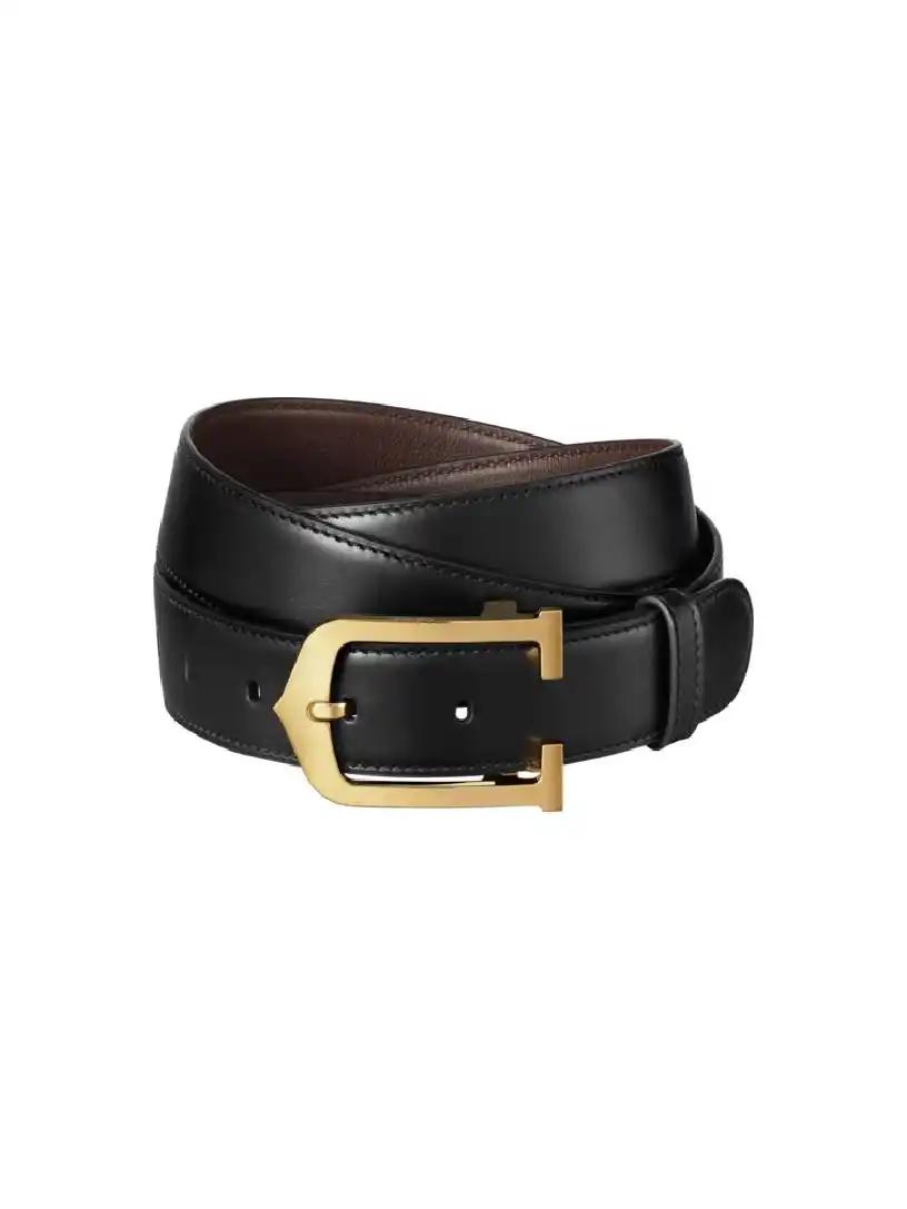 Cartier hotsell leather belt