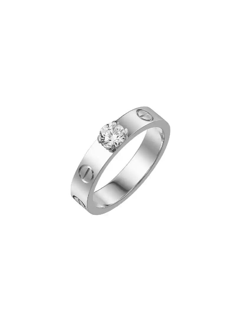 Cartier love ring discount solitaire