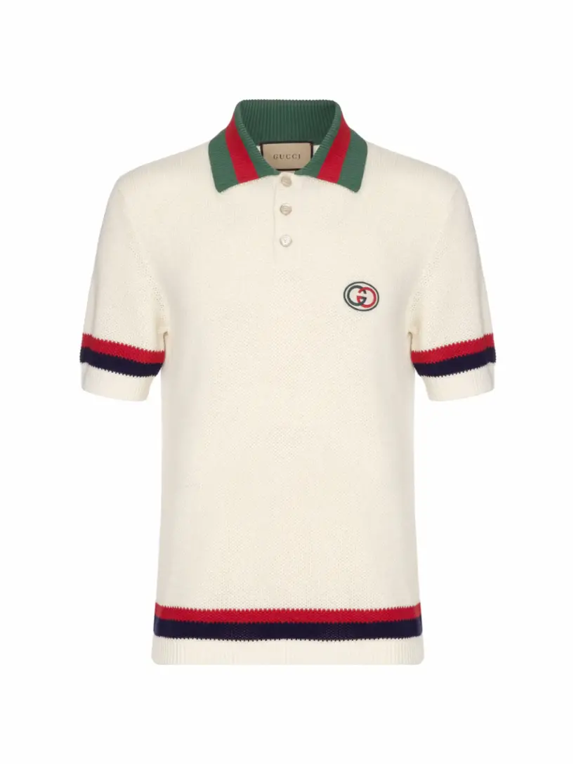 Gucci men's Web cotton polo - buy for 649600 KZT in the official 