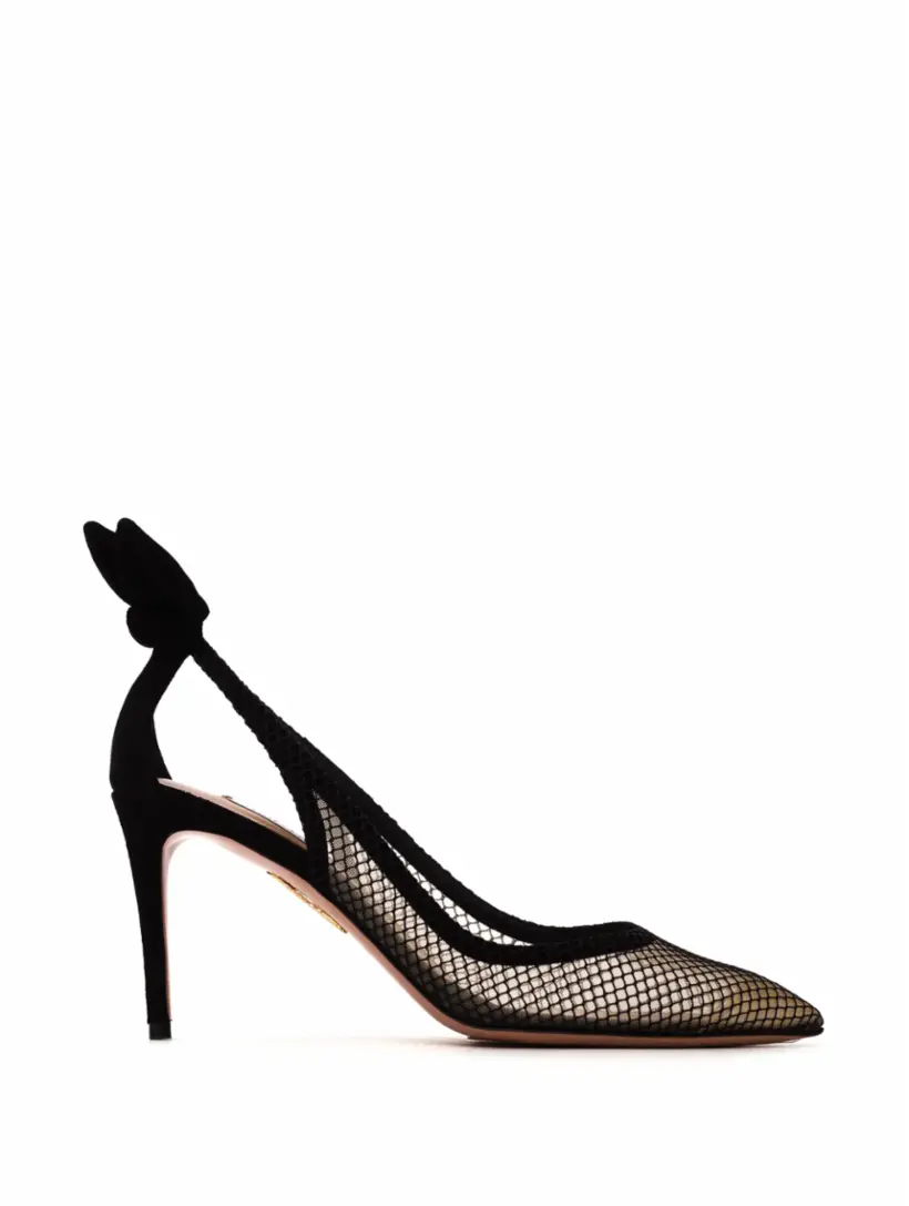 Aquazzura shiva best sale mesh pumps