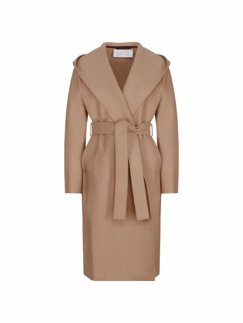 Harris Wharf London Hooded Wrap Coat