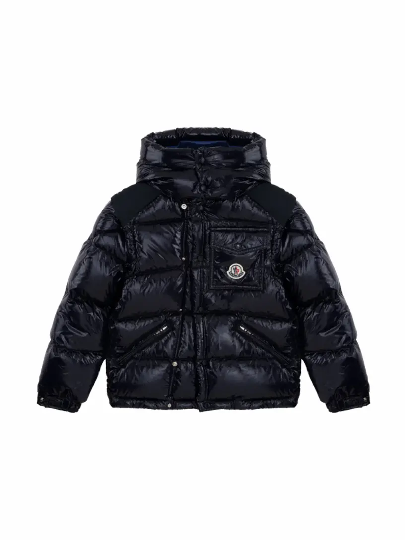 Transformable down jacket with logo Moncler for kids buy in the official Viled online store