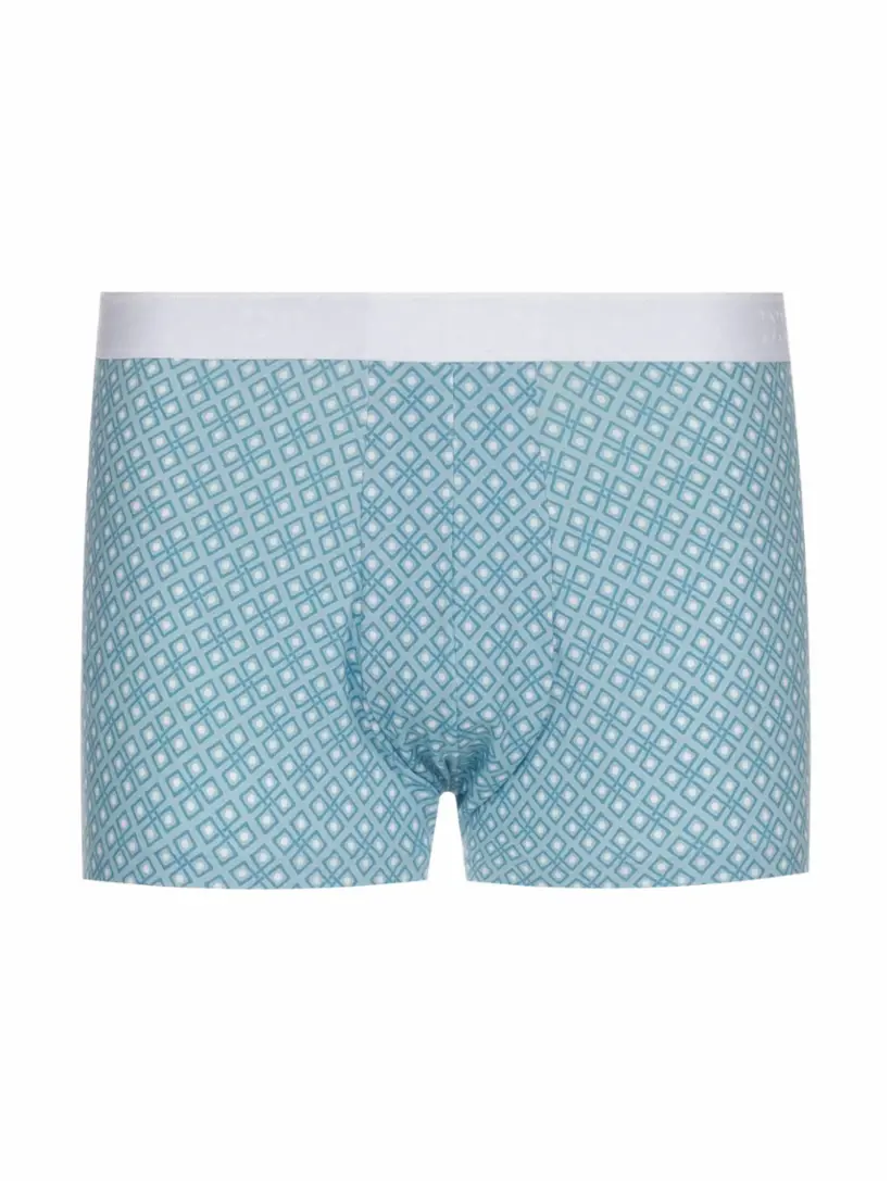 Blue Amalfi cotton boxer shorts, Derek Rose