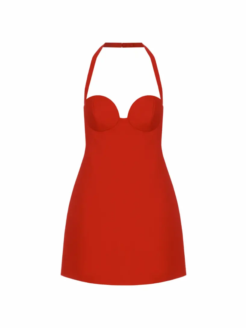 Magda Butrym women's Wool bustier dress - buy for 287680 KZT in the  official Viled online store, art. 231723.RED_36_232