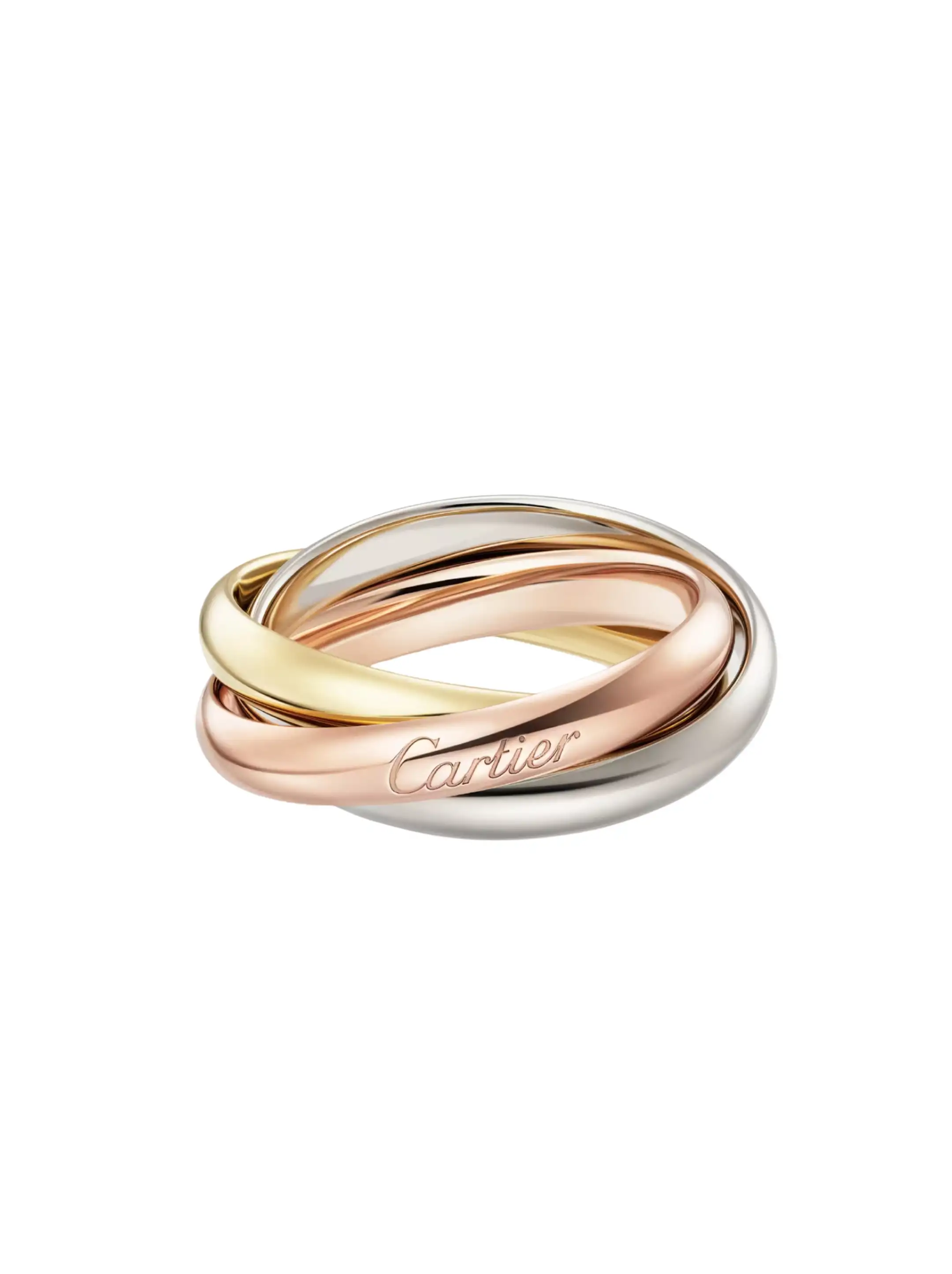Cartier トリニティ リングSM #46 CartierTRINITYSM Cartier Trinity Ring Rose gold 750 - buy for 1499000 KZT in the