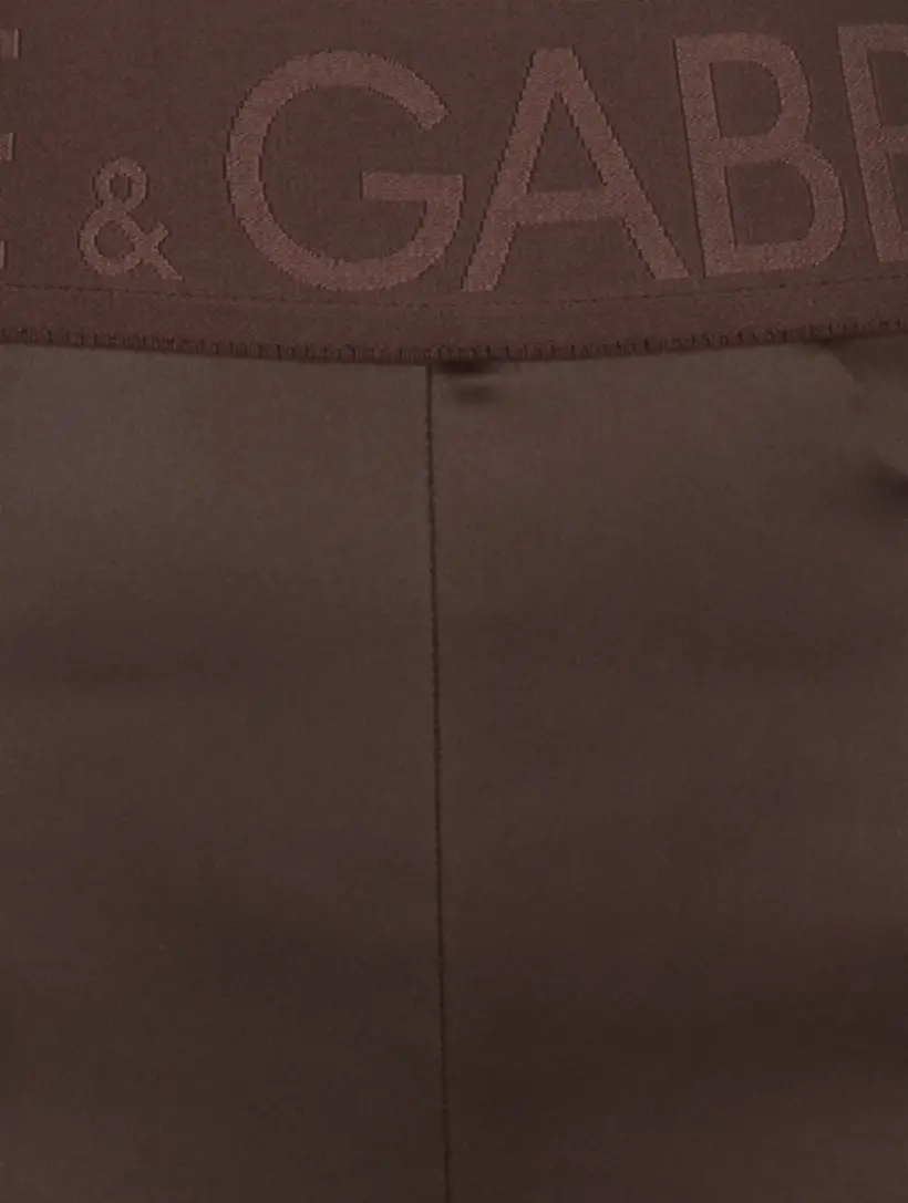 Dolce&Gabbana women's Satin leggings with logo - buy for 563900 KZT in the  official Viled online store, art. FTCNAT FURMV.M1512_40_232