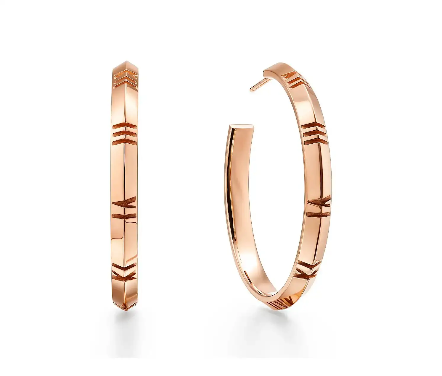 Tiffany & Co. Atlas® X Hoop Earrings Rose Gold - buy for 2319000
