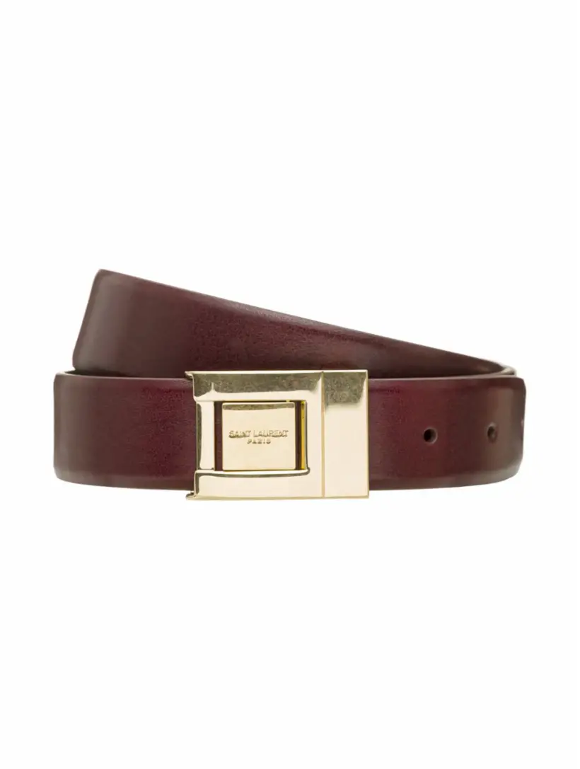 Saint Laurent women's LA 76 leather belt - buy for 327700 KZT in