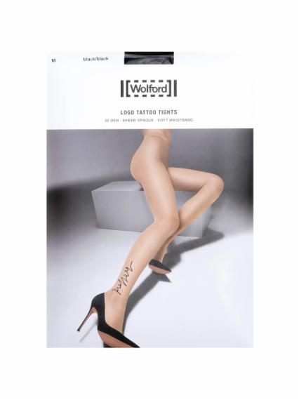 x Wolford tattoo-print tights