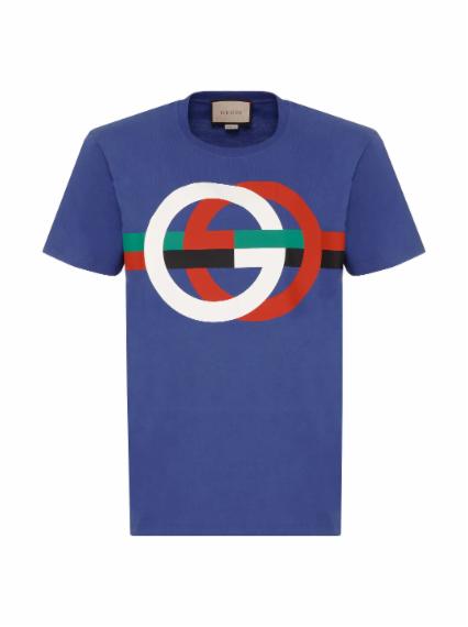 GUCCI Unisex Plain Logo T-Shirts (717684 XJEVP) in 2023