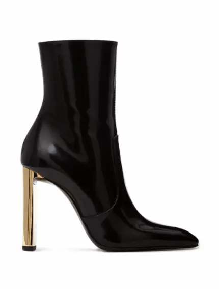 Saint Laurent women's Auteuil patent leather ankle boots - buy for