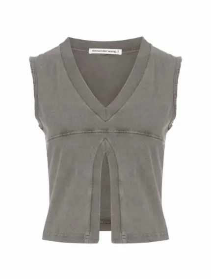 alexanderwang.t women's Cropped knit top - buy for 50400 KZT in