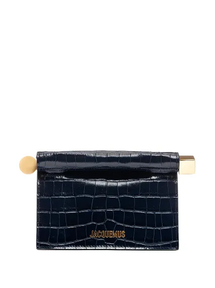 Кожаный клатч Pochette Rond