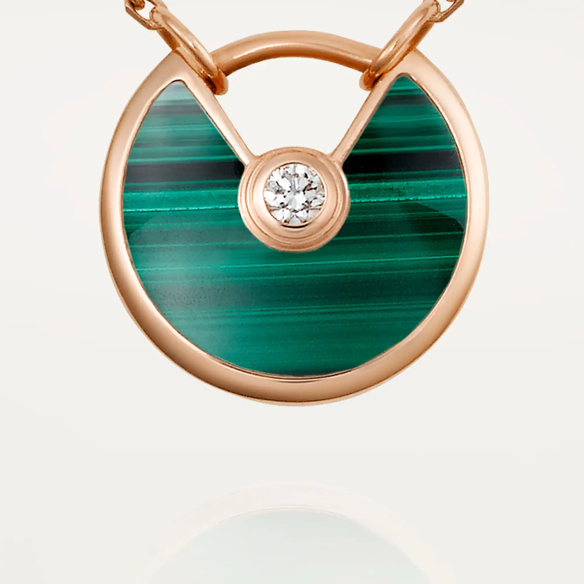 Cartier amulette necklace green best sale