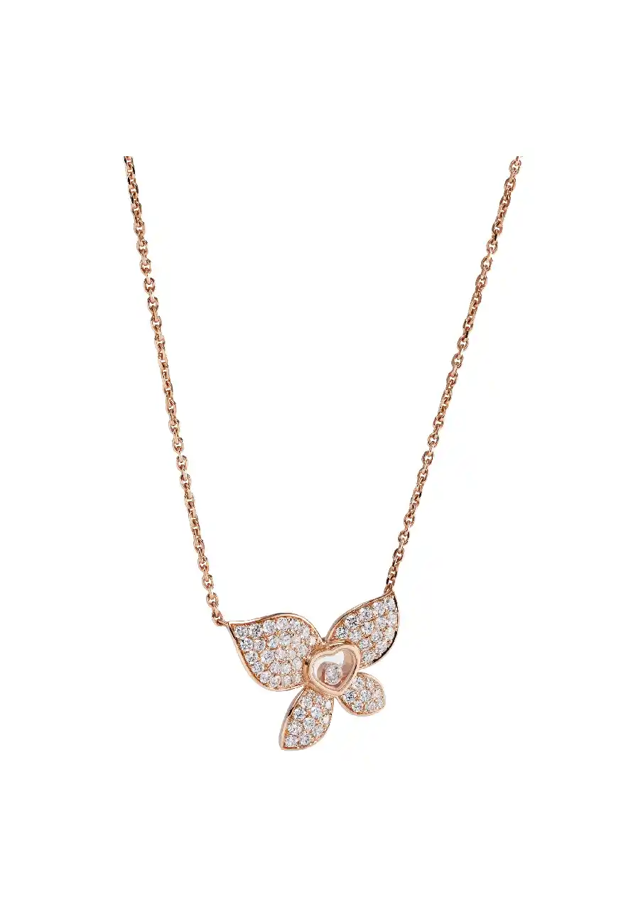 Chopard Pendant Happy Butterfly X Mariah Carey Pink gold 750 buy