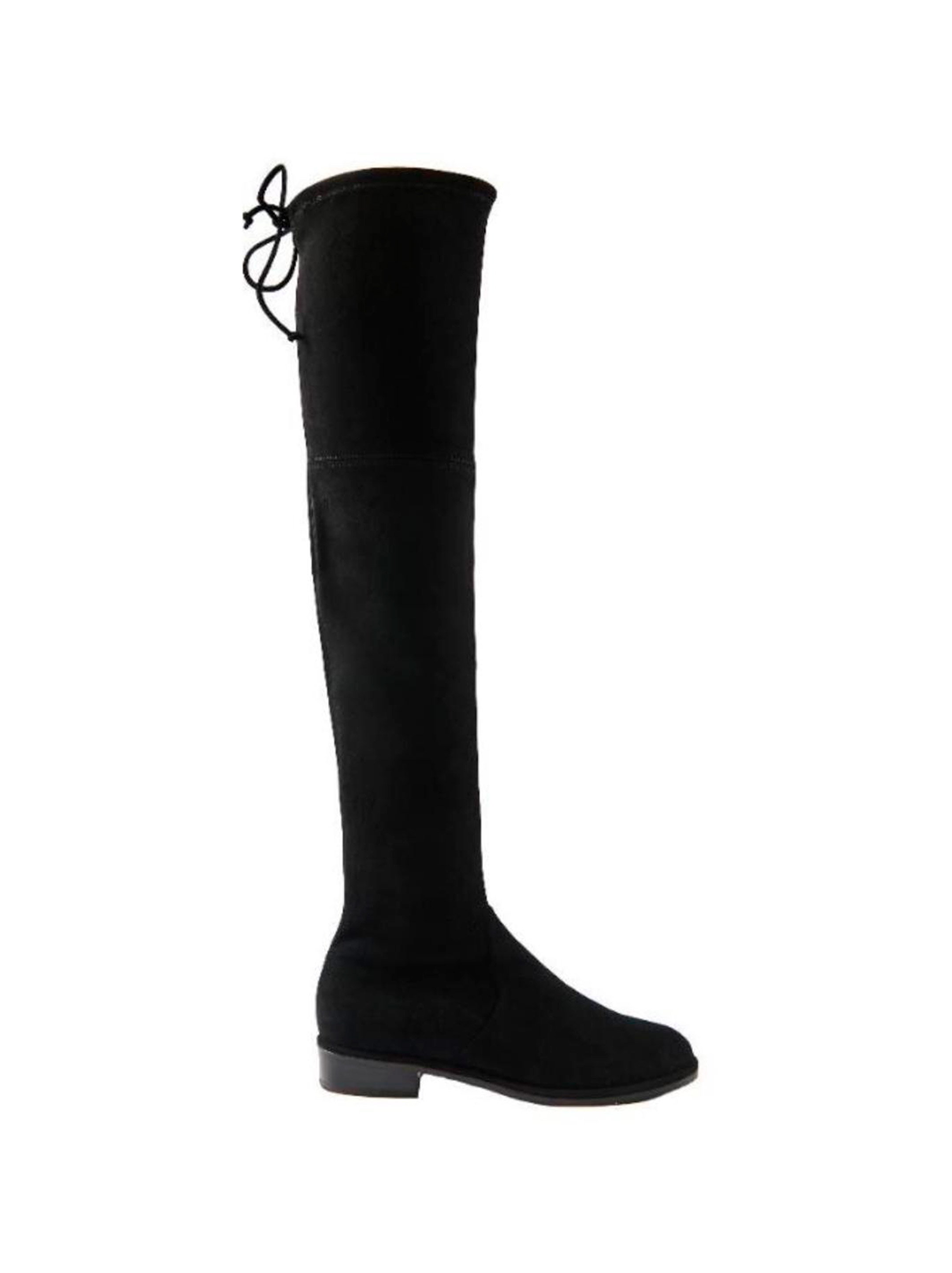 Stuart weitzman black suede hotsell ankle boots