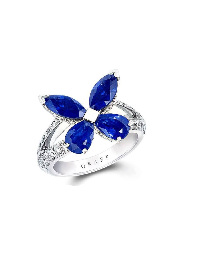 Butterfly deals sapphire ring