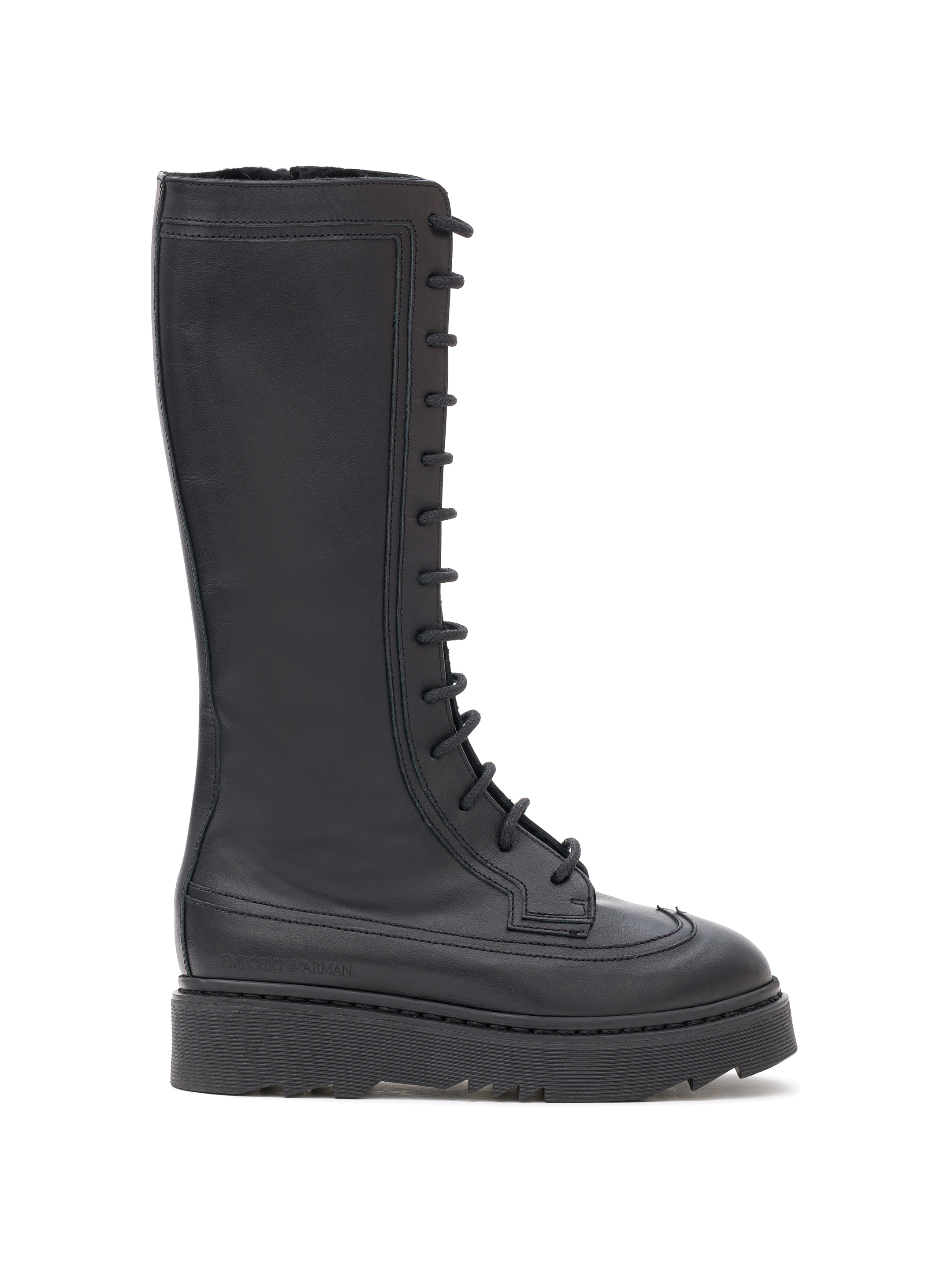 EMPORIO ARMANI kids Leather high boots buy for 187700 KZT in