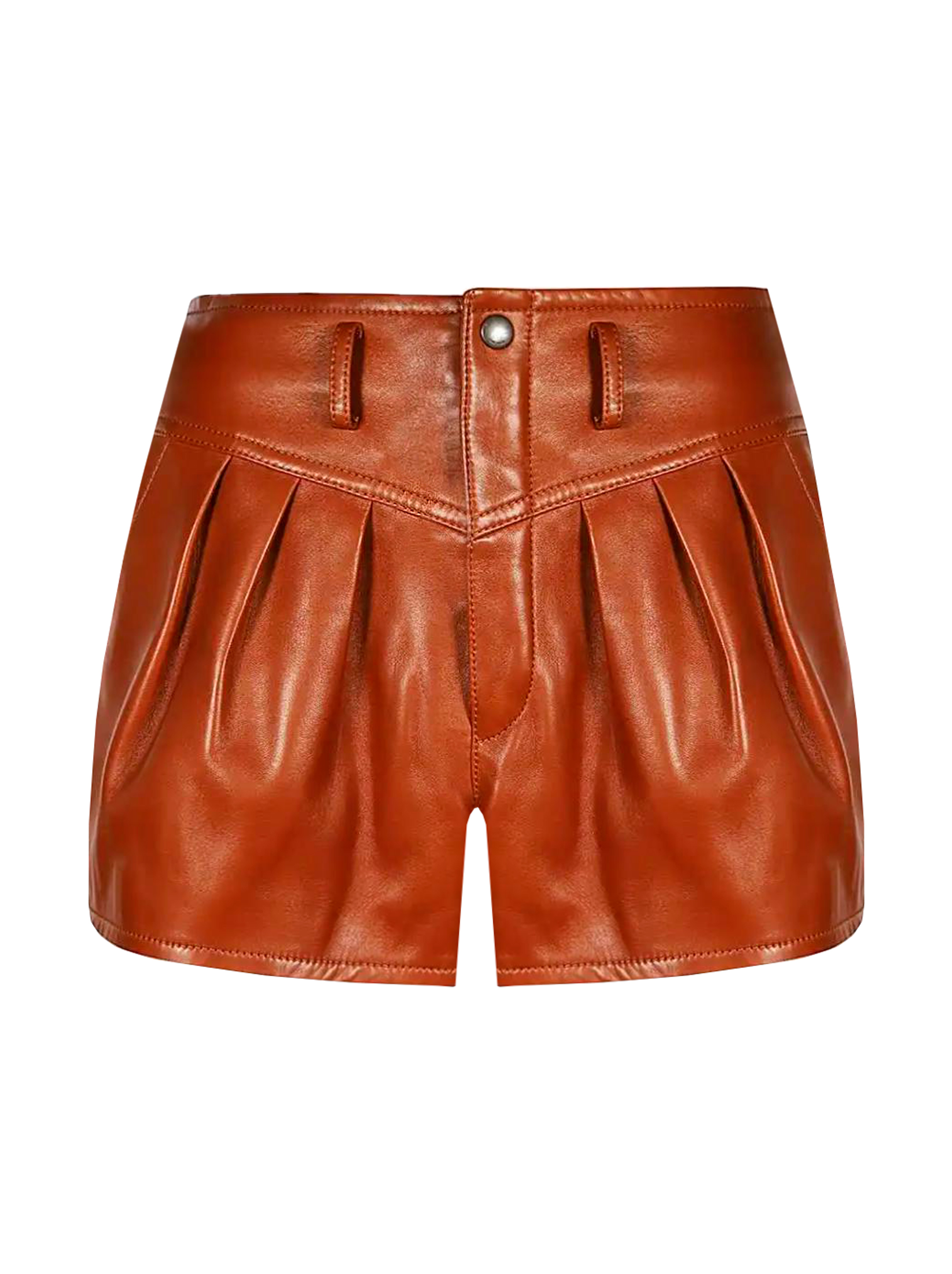 Leather shorts online hotsell