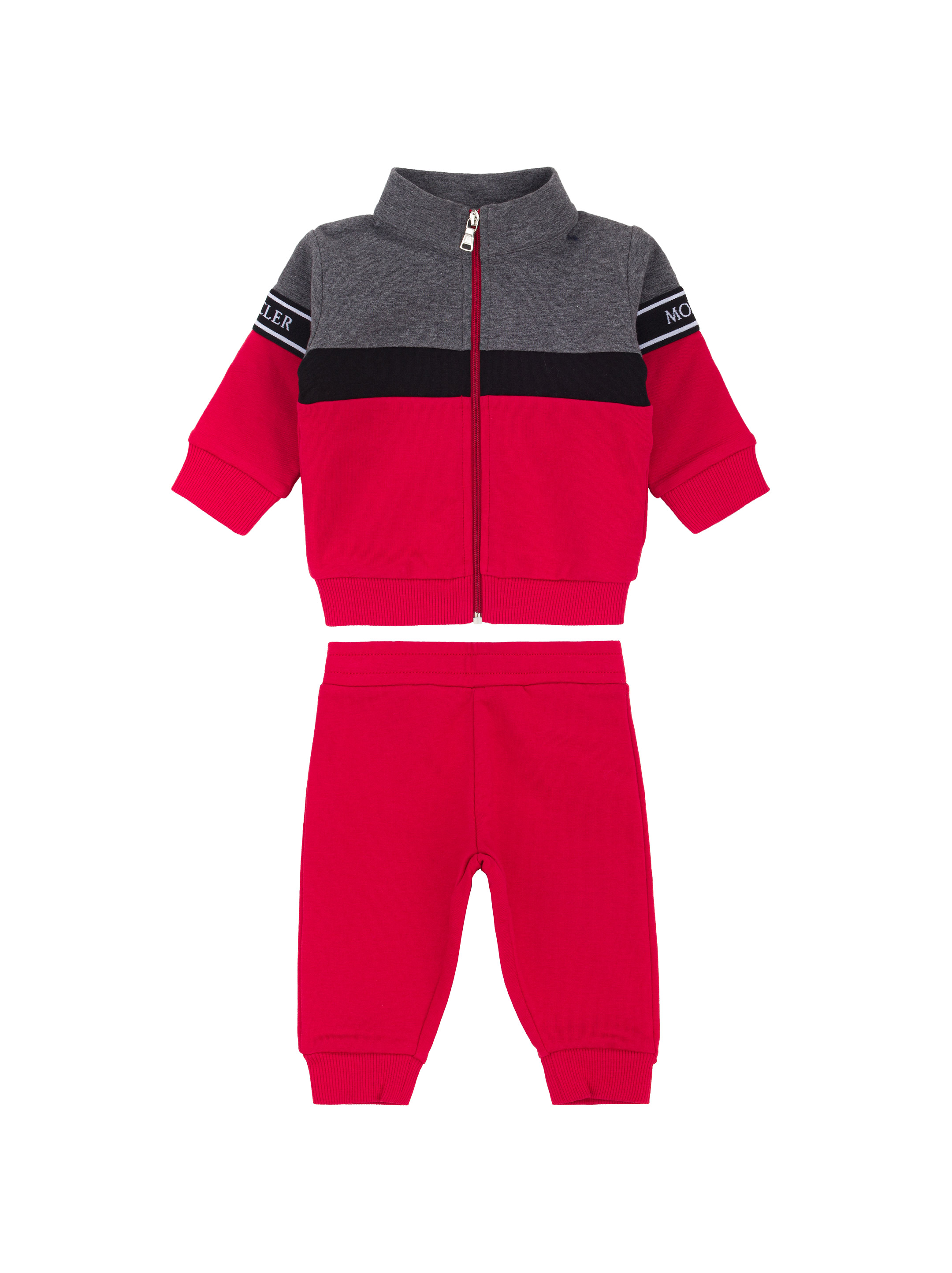 Moncler cheap red tracksuit