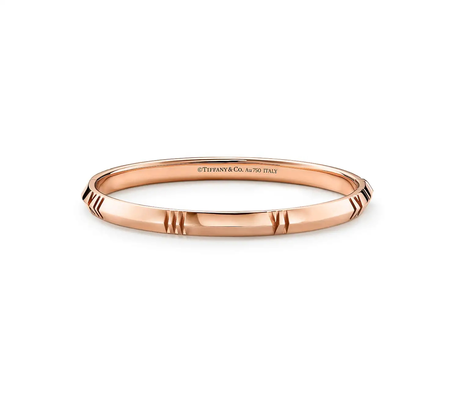 Tiffany & Co. Narrow Hinged Bangle Atlas® X Rose Gold - buy