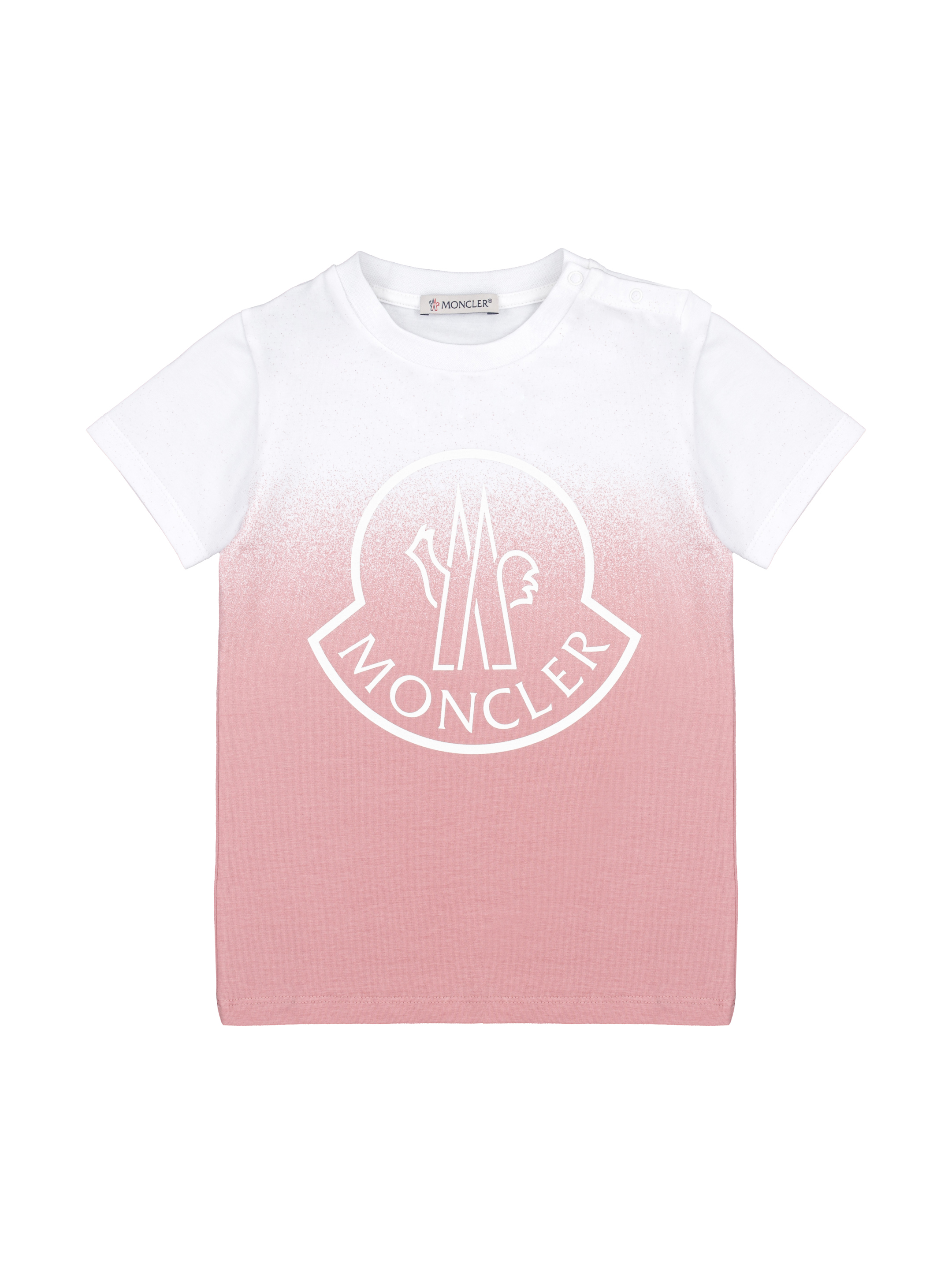 Хлопковая футболка Moncler для новорождённых - купить за 69600 тг 