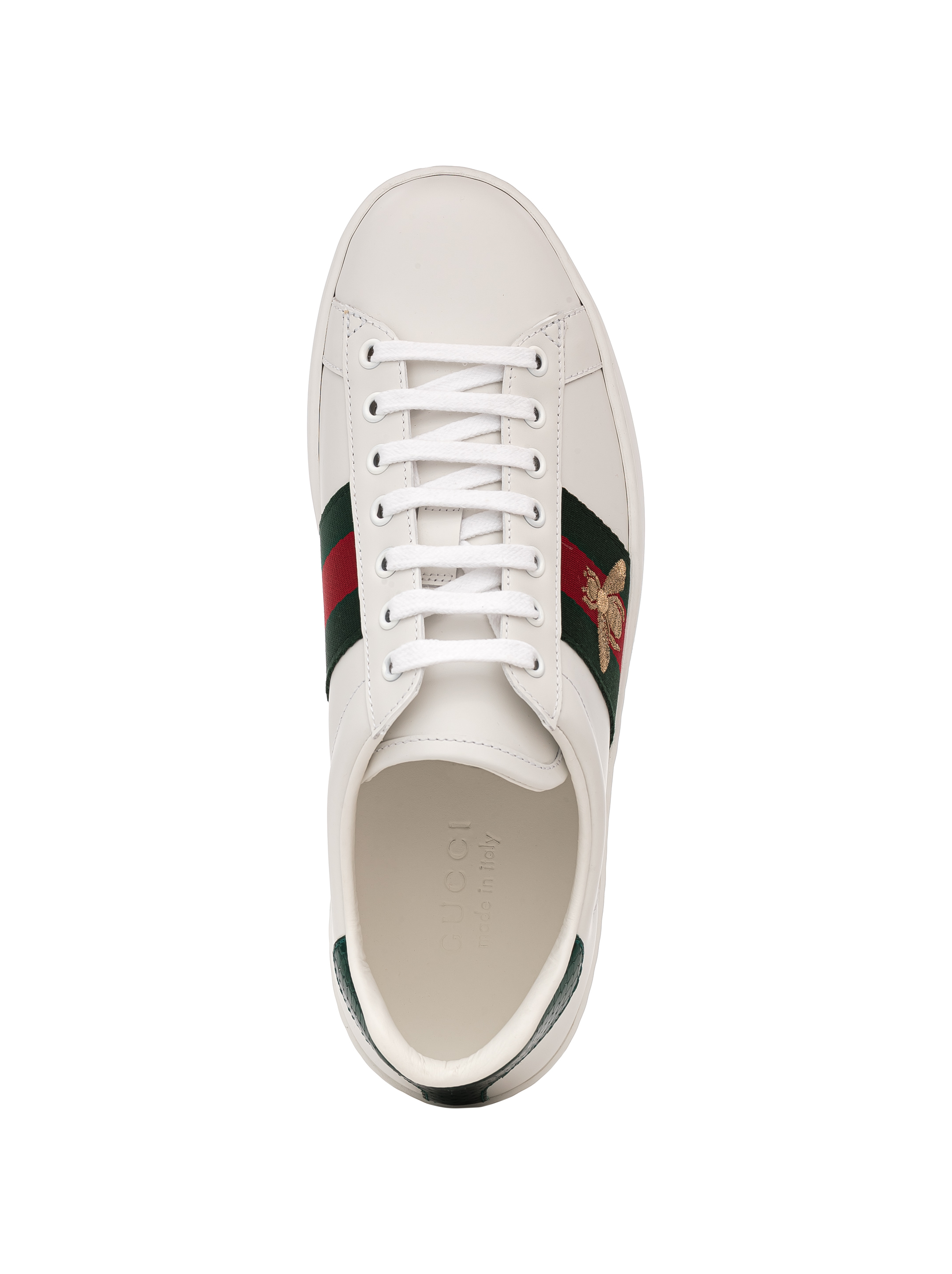 Gucci ace 2024 leather white