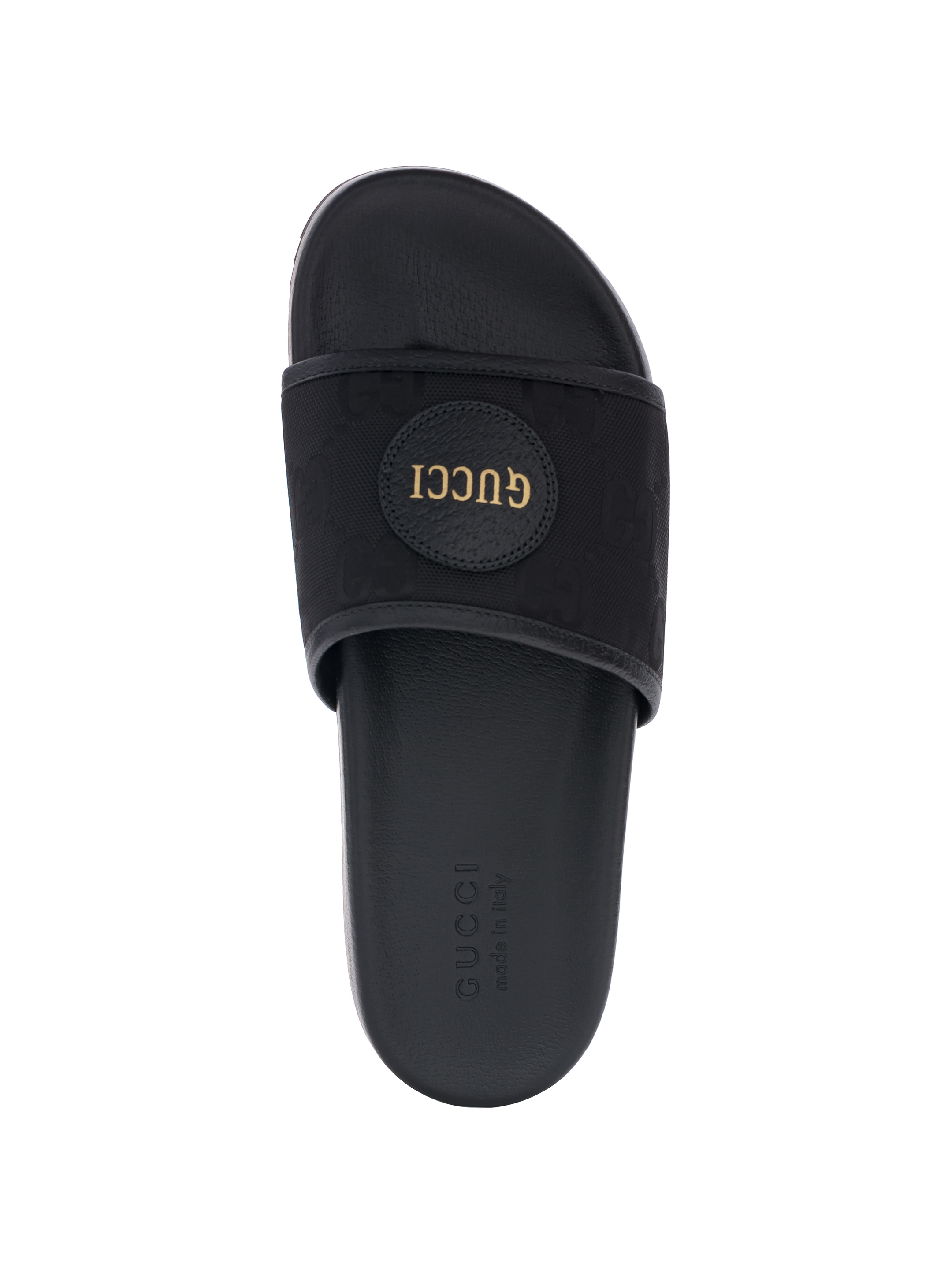 Triple black clearance gucci slides