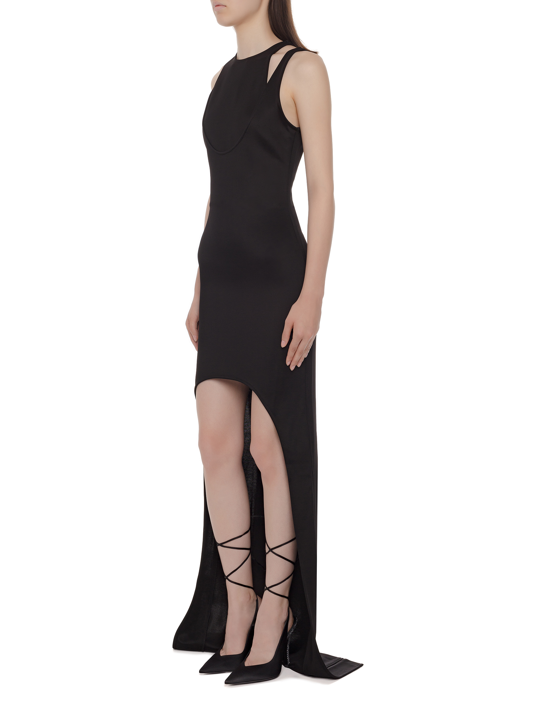 publikum Serrated status Balmain women's Asymmetrical evening dress - buy for 1300100 KZT in the  official Viled online store, art. XF0RP045JB00.OPA_40_221_1