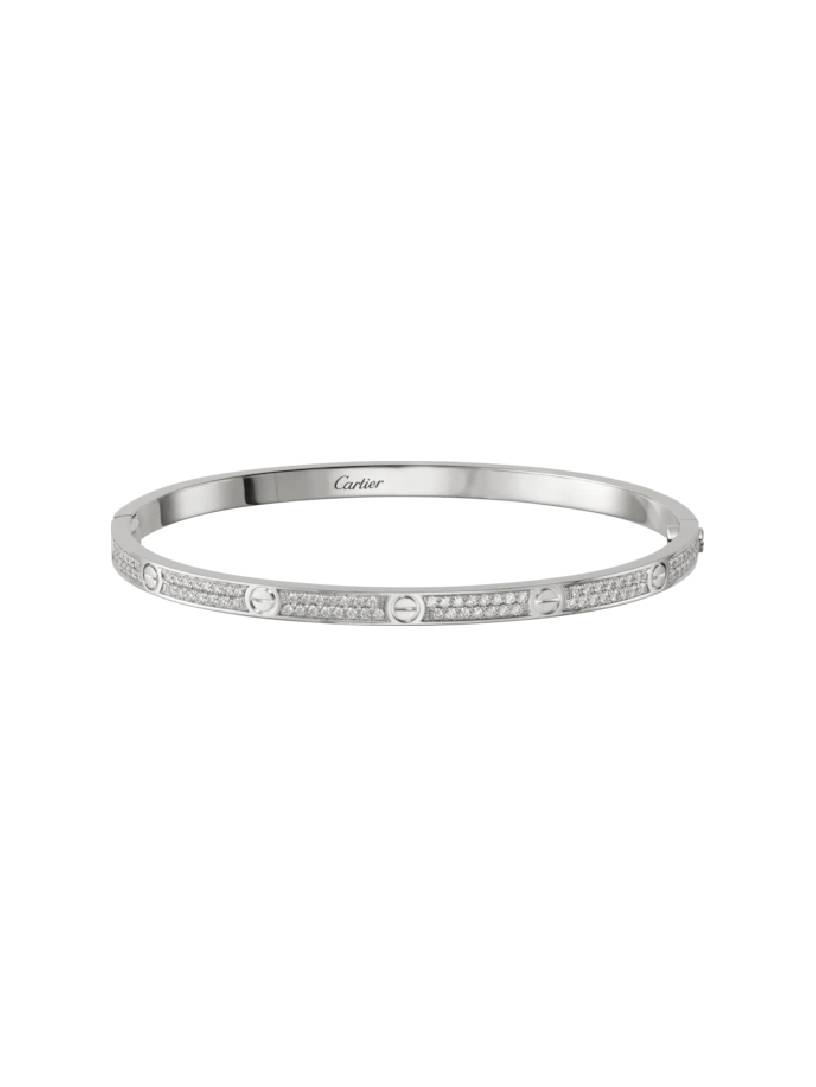 Cartier love on sale bracelet platinum