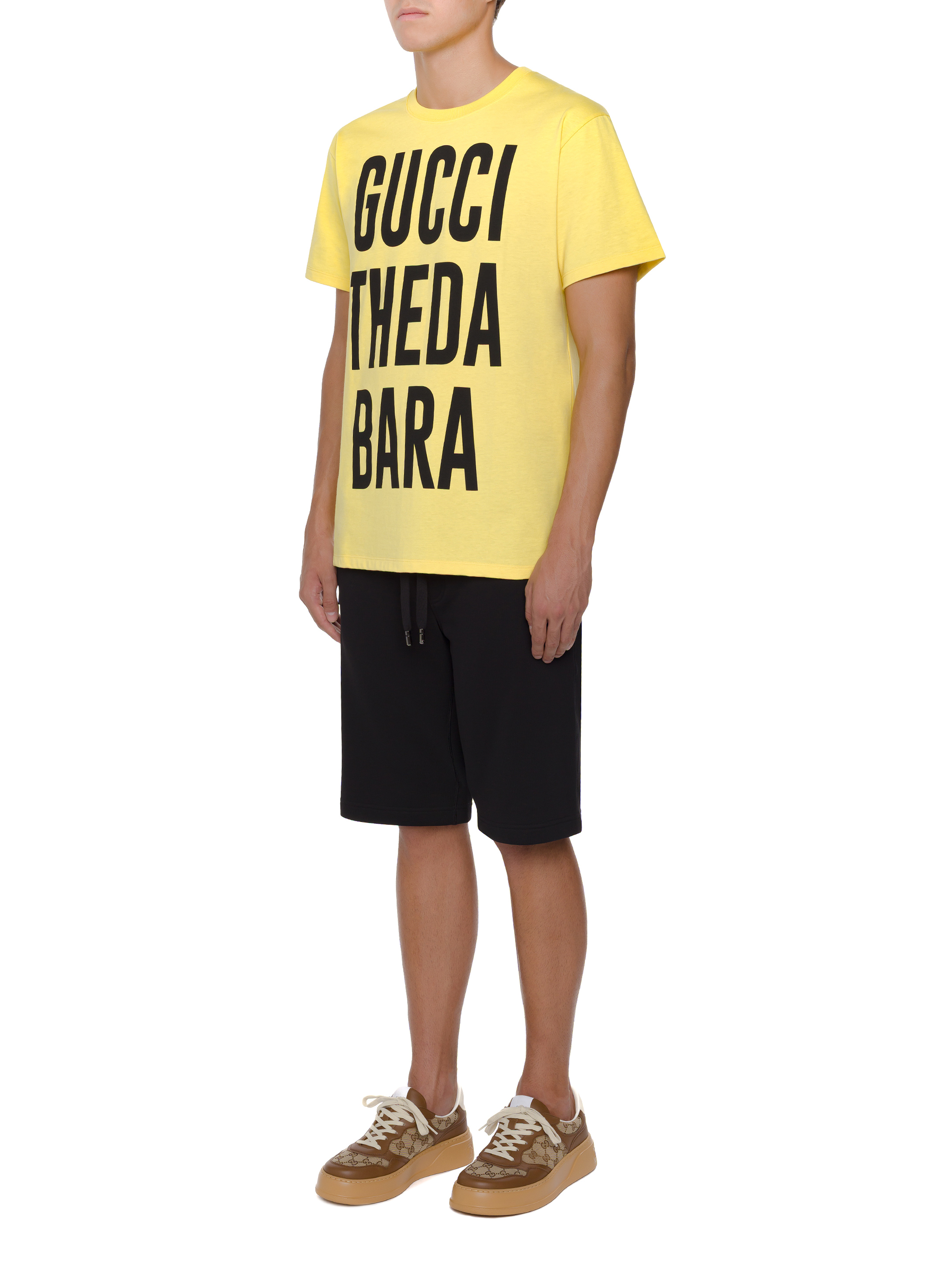 Gucci 'theda Bara' T-shirt in Yellow for Men