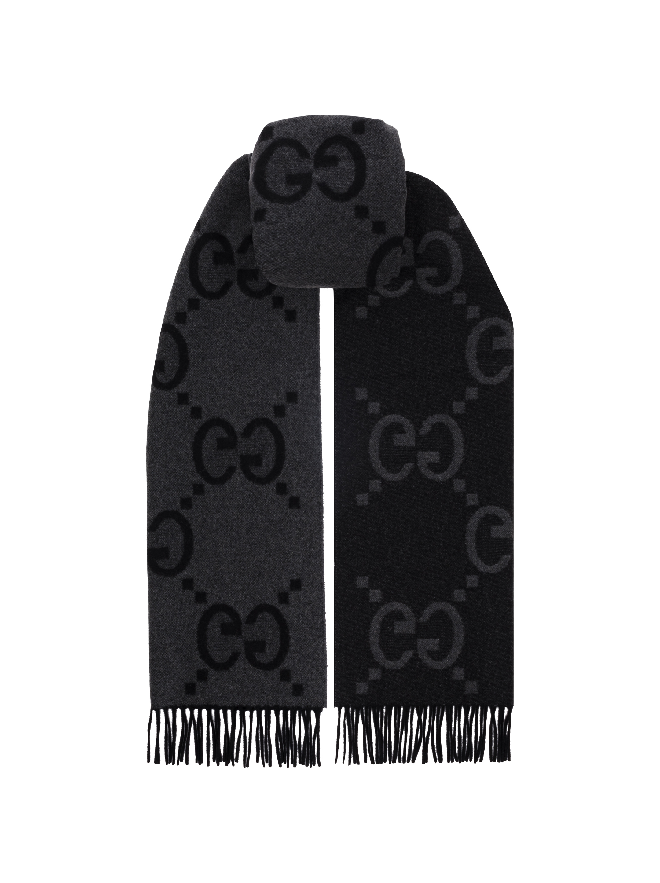 Black gucci hot sale scarf mens