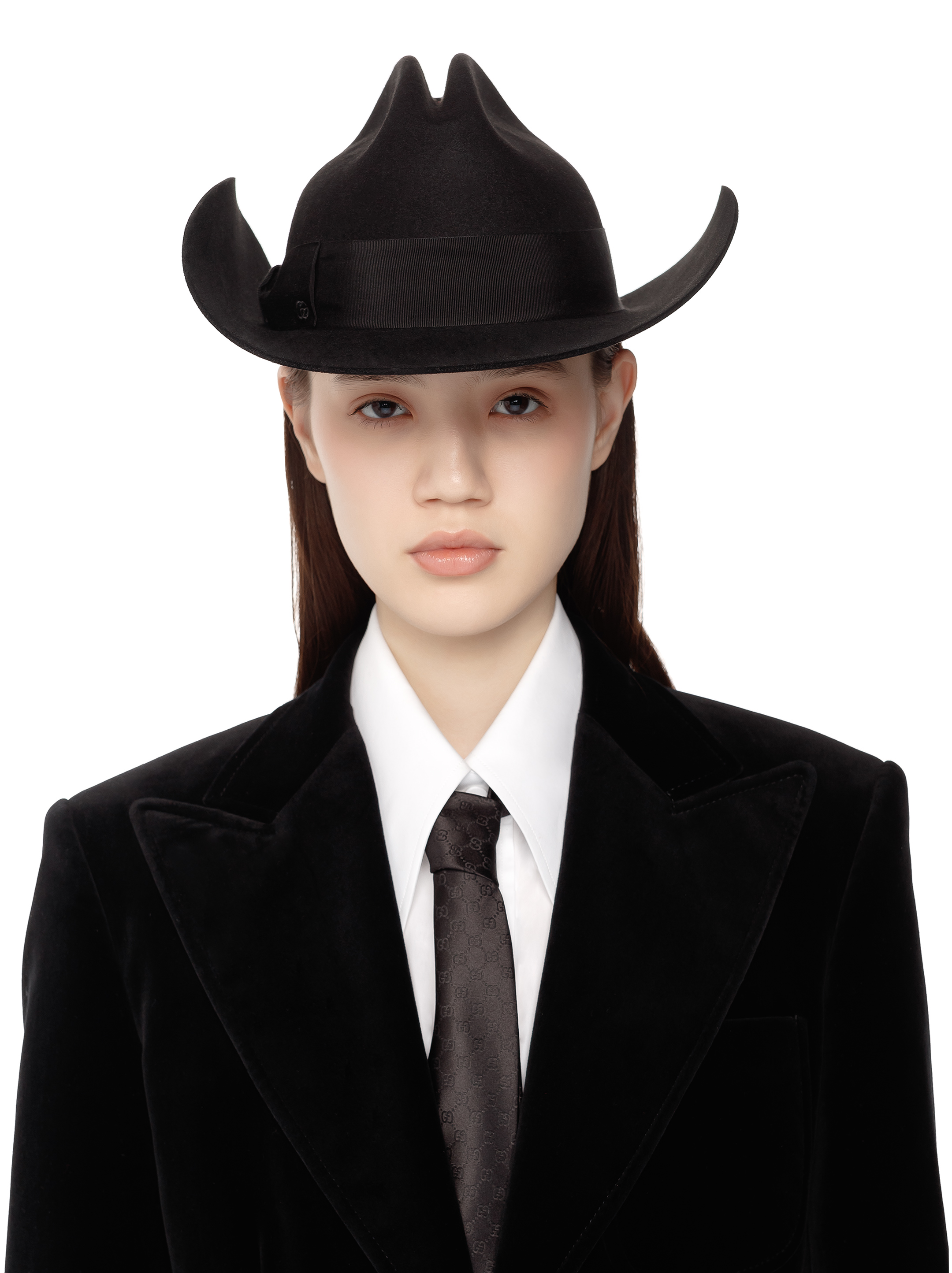 Black gucci 2025 cowboy hat