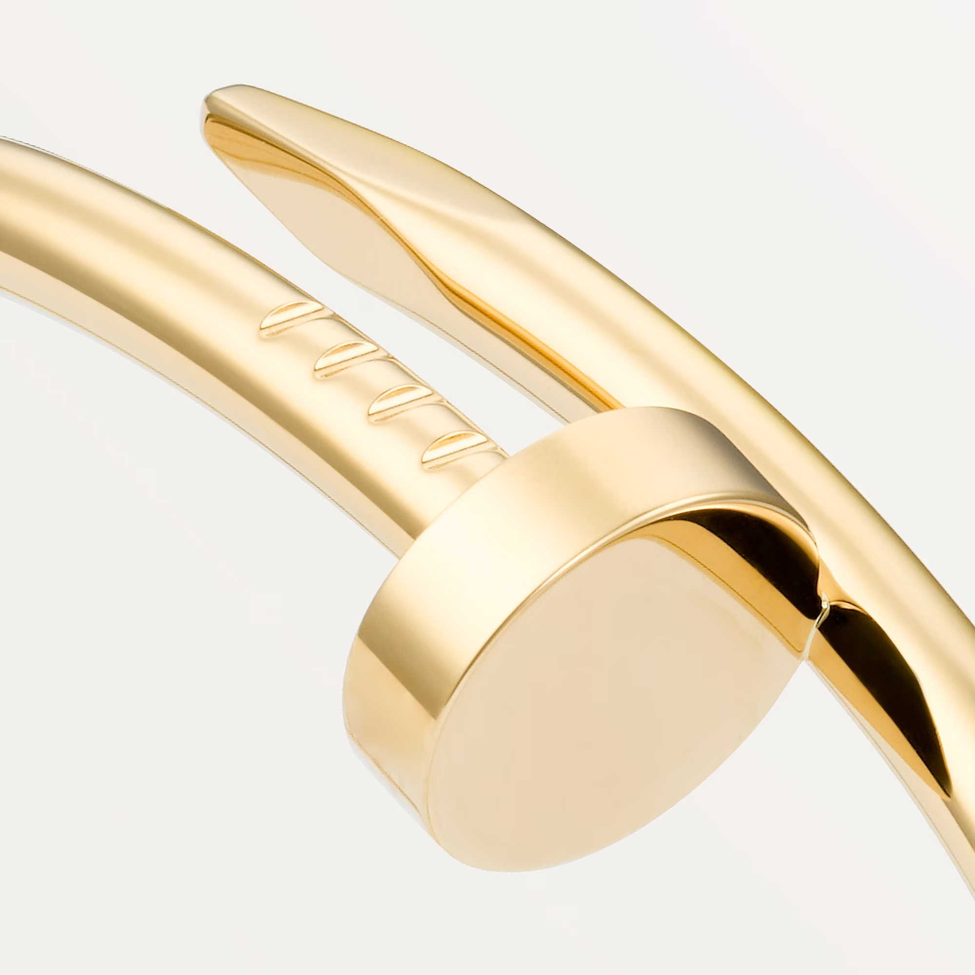 KC Designs 14K Yellow Gold Diamond Nail Bangle Bracelet