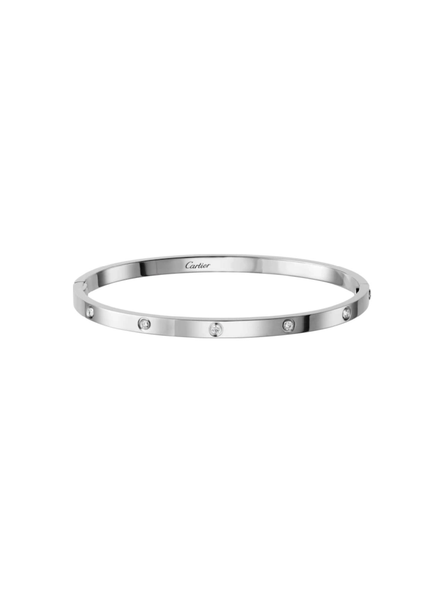 Platinum love bracelet discount cartier