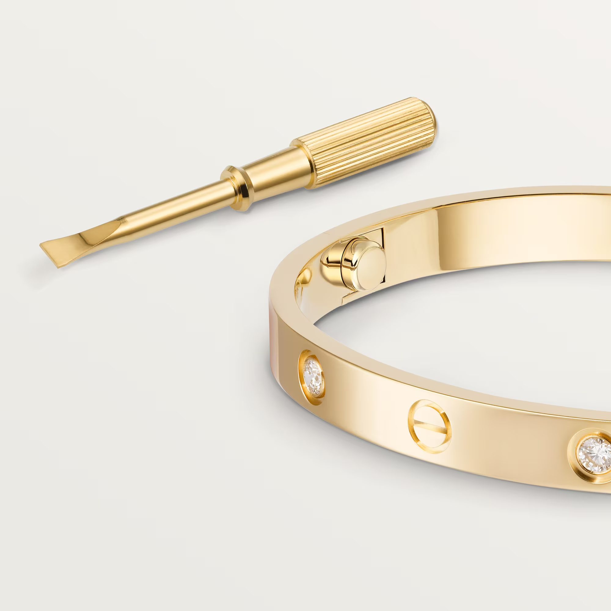 Cartier love store bracelet details