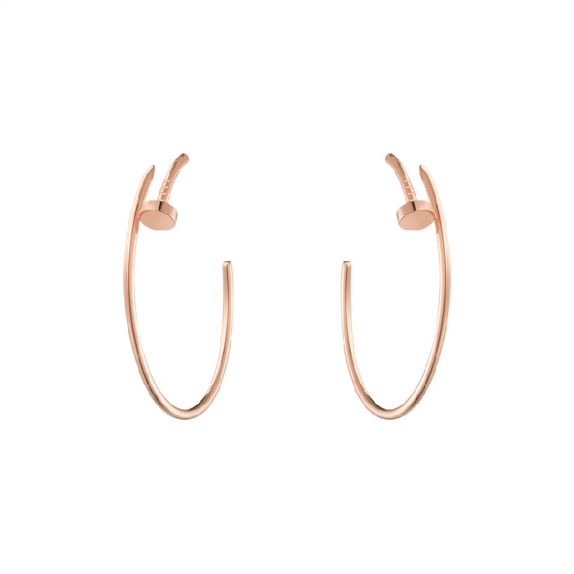 Cartier rose gold discount earrings